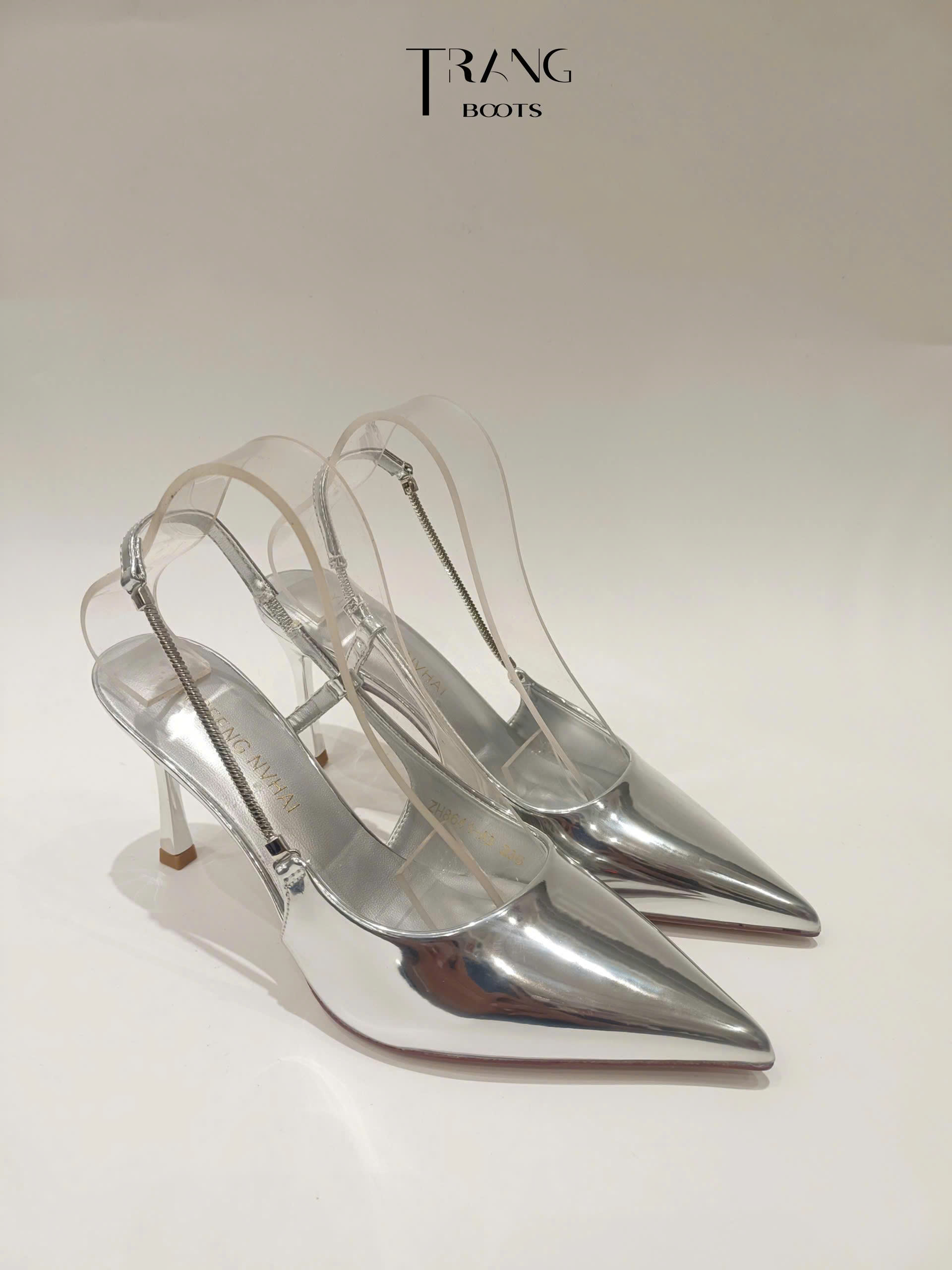 STILETTO- LADY ÉLAN Cao gót slingback mũi nhọn – stiletto tôn dáng, thiết kế French chic sang trọng