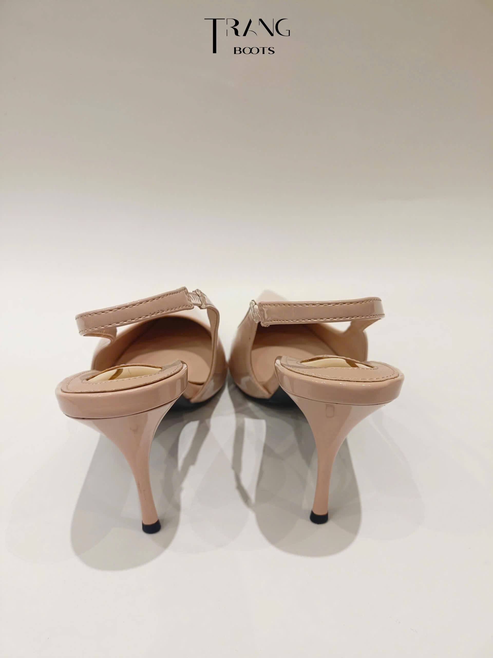 RUBY- LADY ÉLAN - Giày cao gót mũi nhọn slingback – thiết kế mới mùa xuân, gót nhọn tôn dáng, phong cách Pháp quyến rũ và tinh tế.