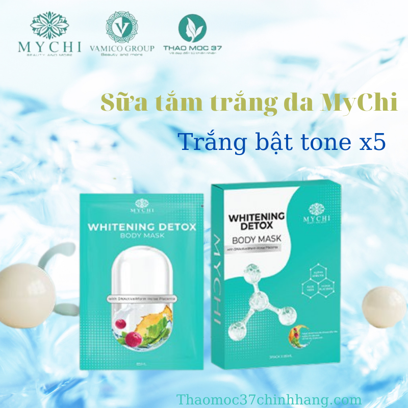 Sữa tắm trắng Mychi cho hiệu quả trắng da X5 lần