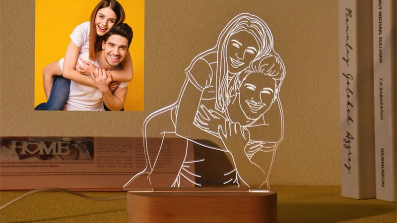 ĐÈN LED 3D ĐỂ BÀN