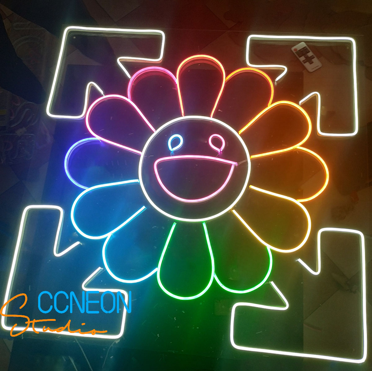 Led Neon Hình Hoa Cúc- Daisy Led Neon