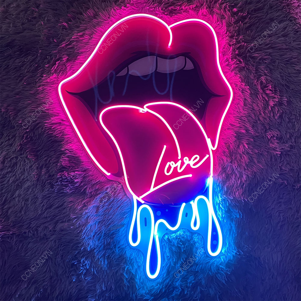 Tranh Led Neon Theo Yêu Cầu Mẫu 3 Đèn led neon theo yêu cầu