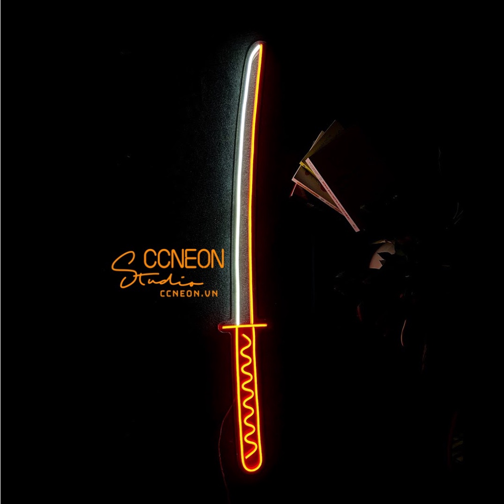 Đèn Trang Trí Led Neon Sign Kiếm Katana 