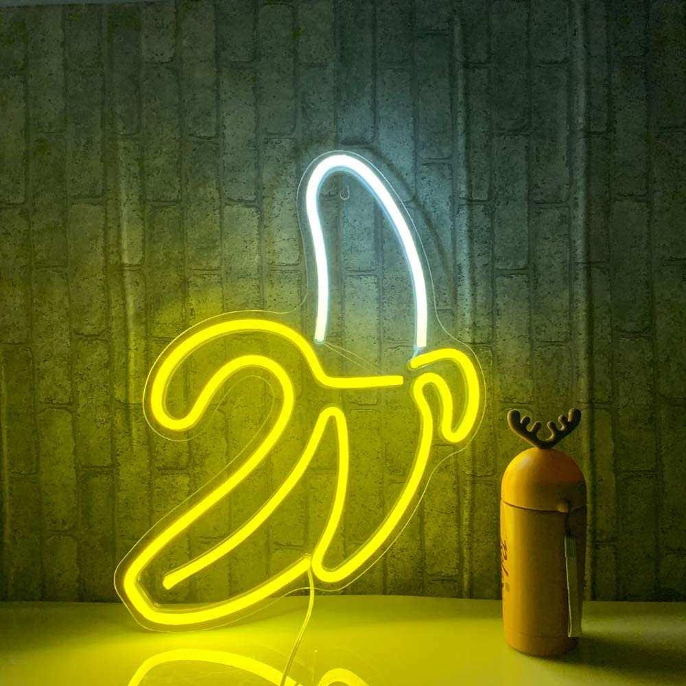 Đèn Led Neon Sign Hình Quả Chuối 