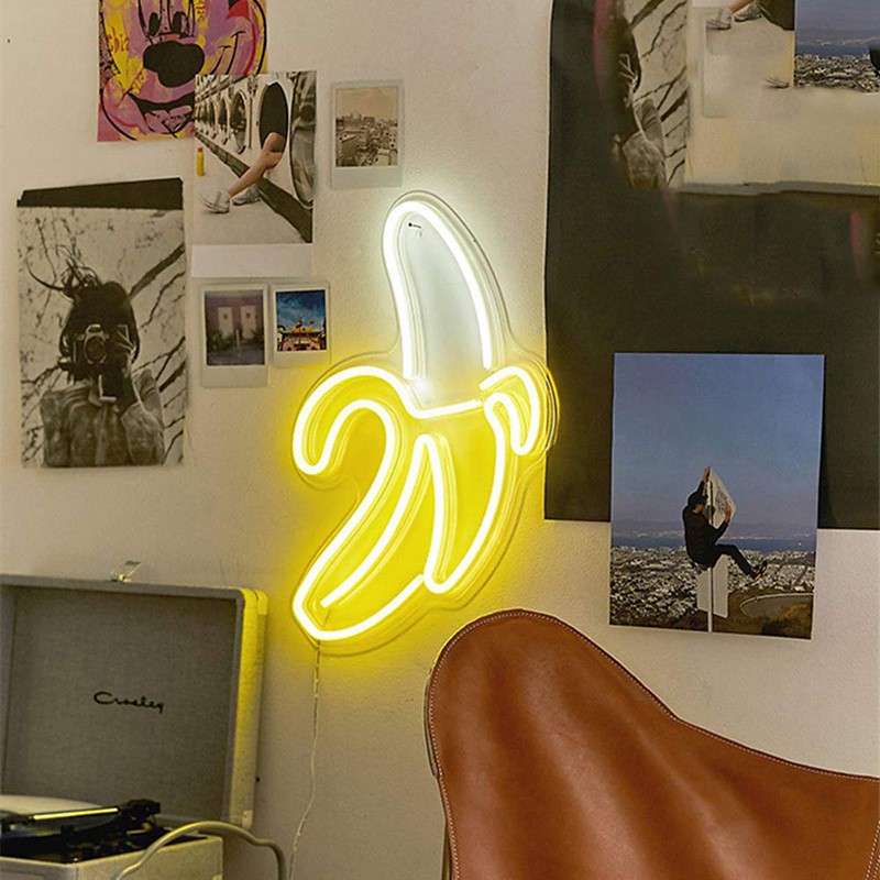 Đèn Led Neon Sign Hình Quả Chuối 