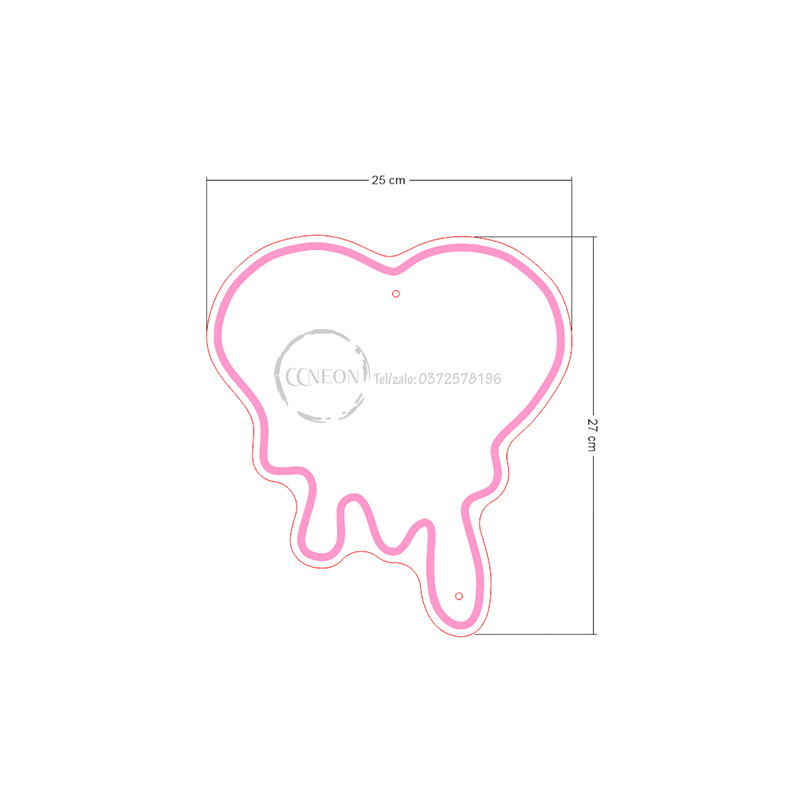 Đèn Led Neon Trang Trí Phòng Hình Phi Thuyền 