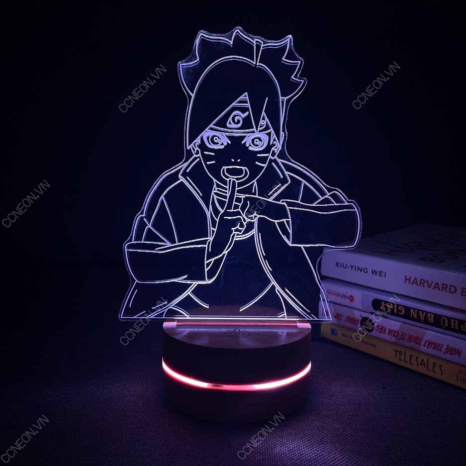 Đèn Led 3D Boruto - Naruto, Đèn Led 16 Màu Hình Nhân Vật Hoạt Hình ...