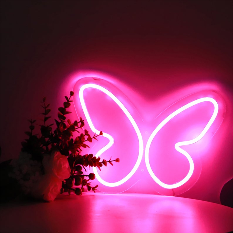 Đèn Trang Trí Led Neon Sign Hình Bướm 