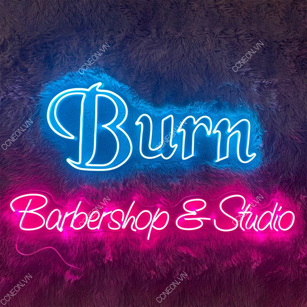 Đèn Trang Trí Led Neon Burn Babershop & Studio 