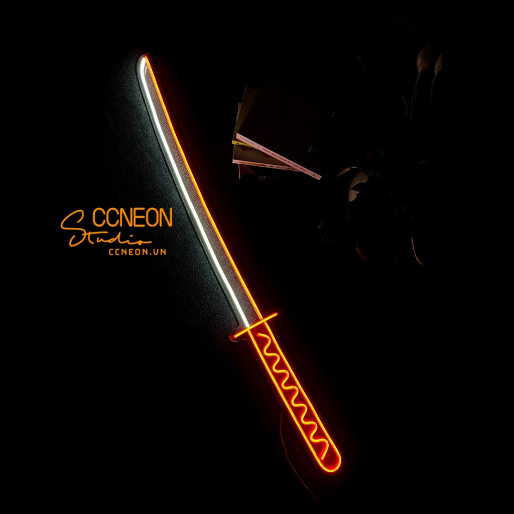 Đèn Trang Trí Led Neon Sign Kiếm Katana 