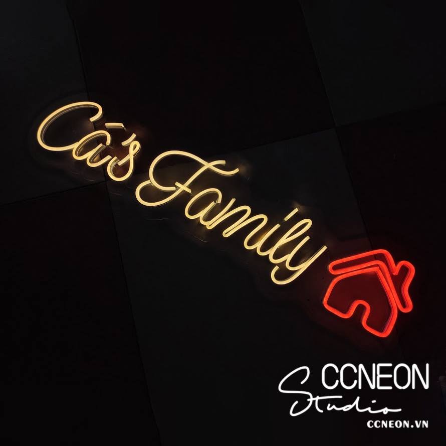 Đèn Trang Trí Led Neon Cá's Family 