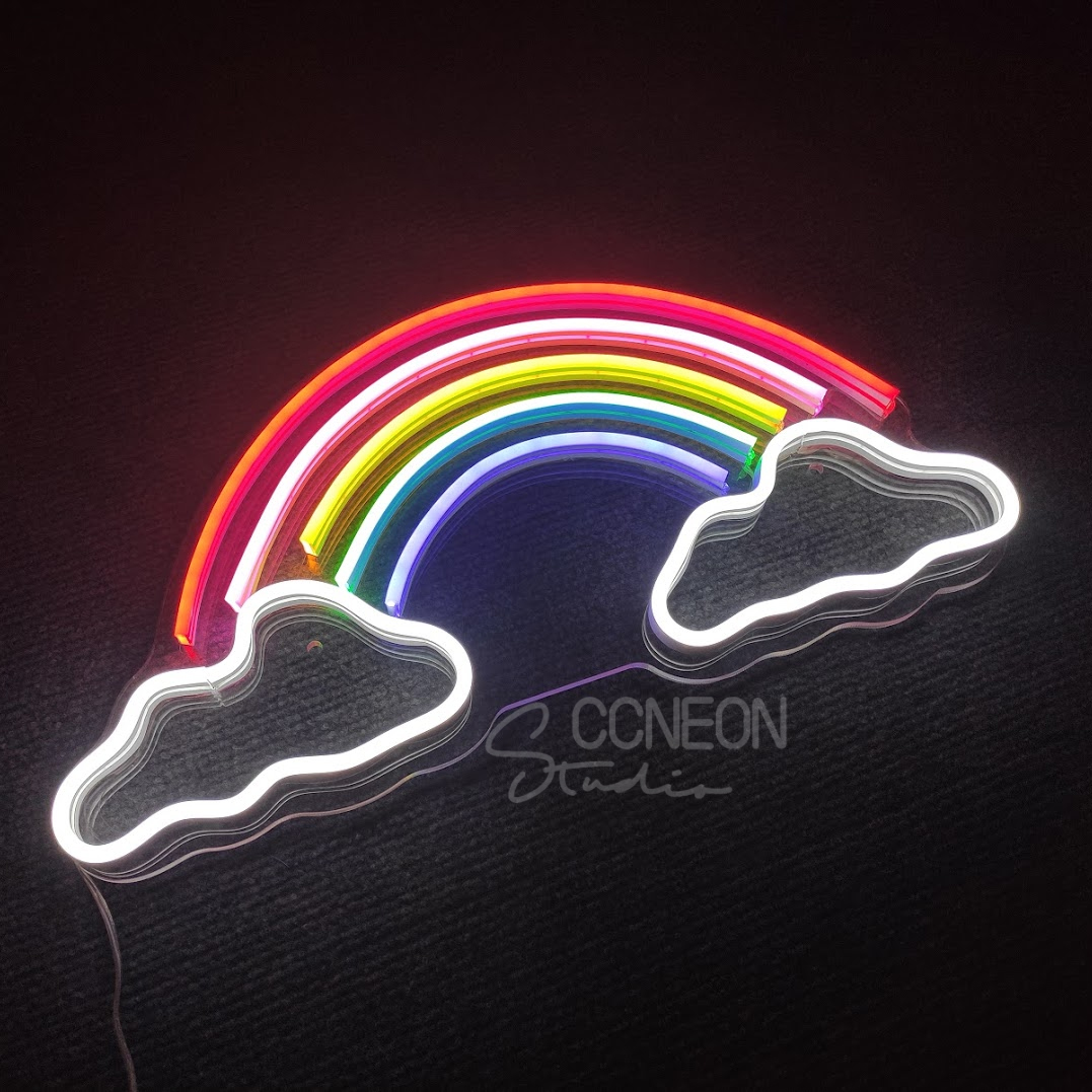 Đèn Trang Trí Led Neon Sign Cầu Vồng 