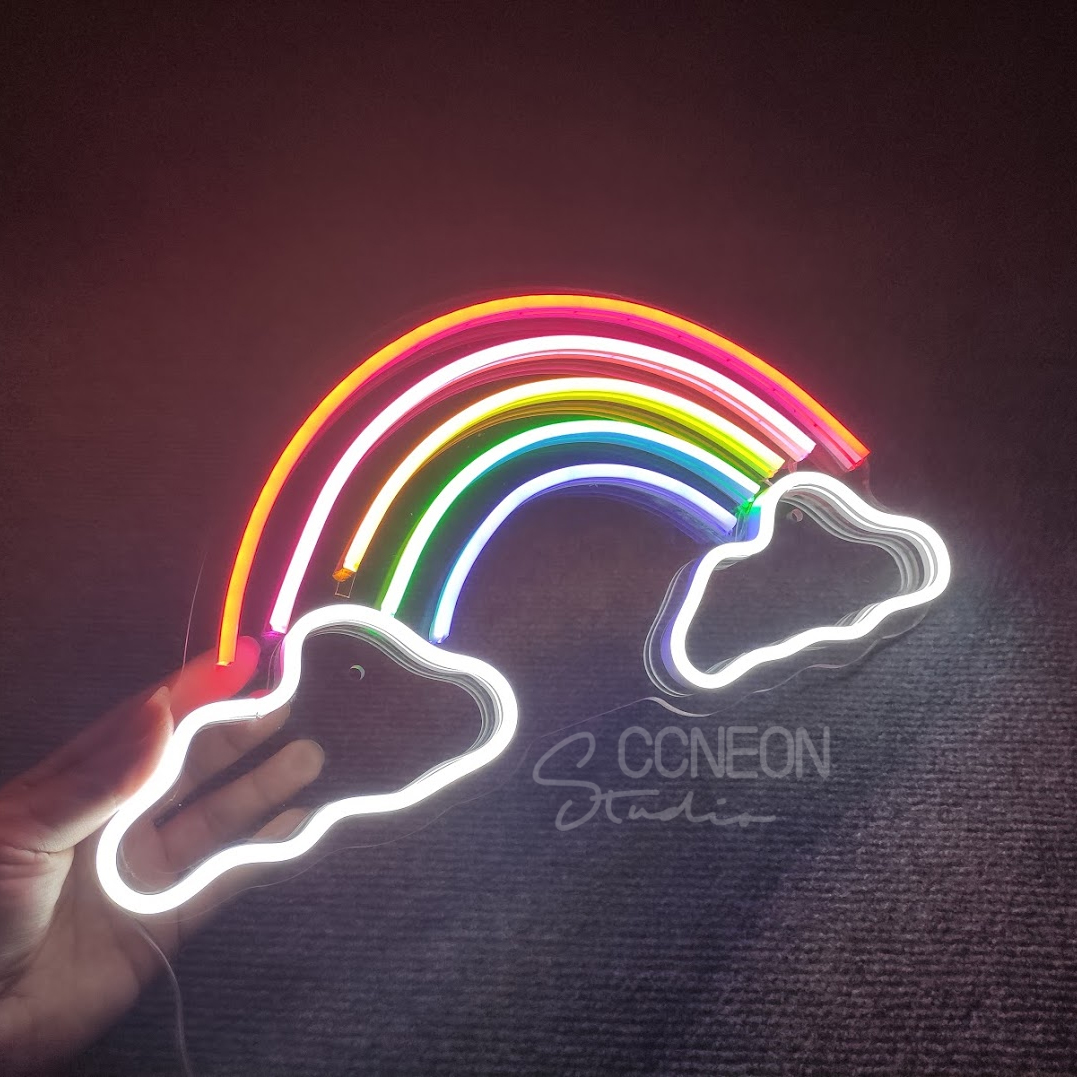 Đèn Trang Trí Led Neon Sign Cầu Vồng 