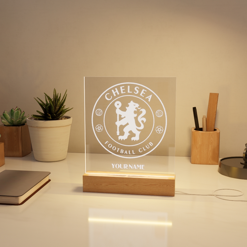 Đèn Led 3D Khắc Hình Theo Yêu Cầu -  Đèn Led 7 Màu, Đèn Ngủ Led 3d CLB Bóng Đá 