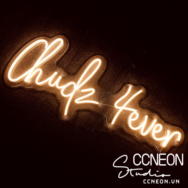 Đèn Trang Trí Led Neon Sign Theo Yêu Cầu - Đèn Led Neon Chudz 4ever 