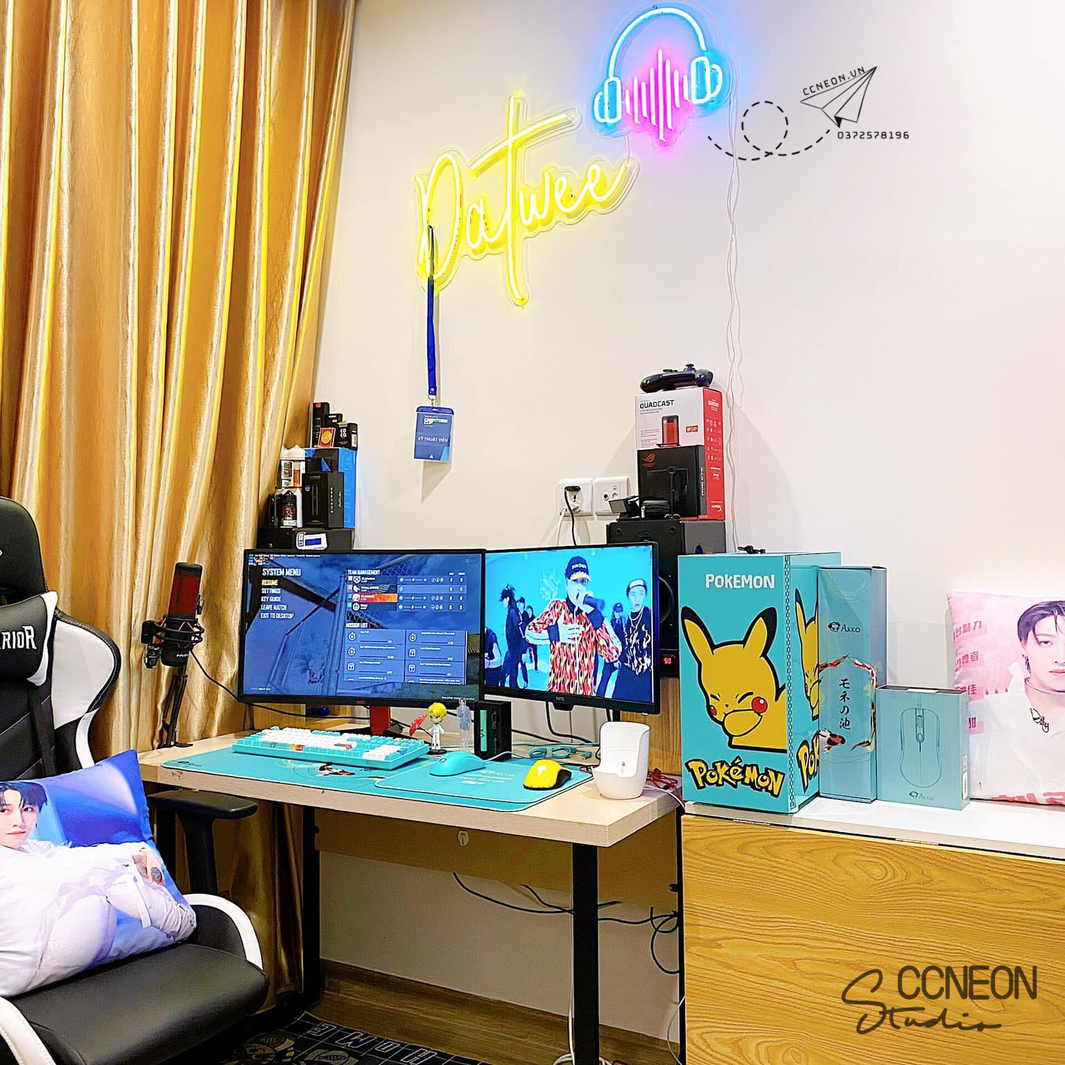 Đèn Led Neon Trang Trí Game Room Datwwe 