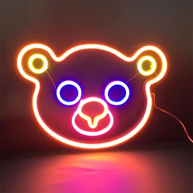 Đèn Trang Trí Led Neon Sign Hình Gấu 