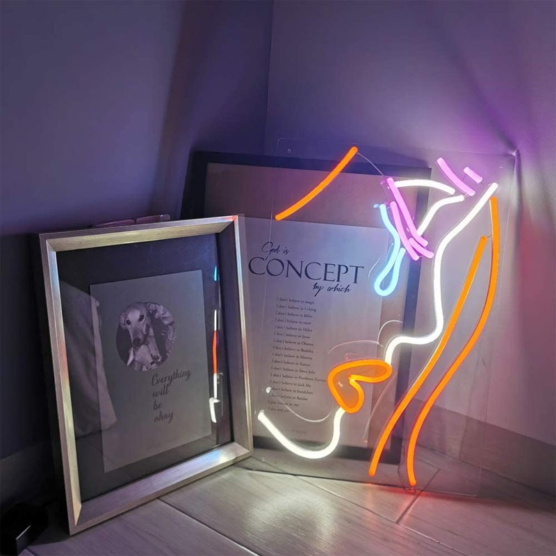 Đèn Trang Trí Led Neon Sign Cry Girl [Kích thước 37x26 cm] 