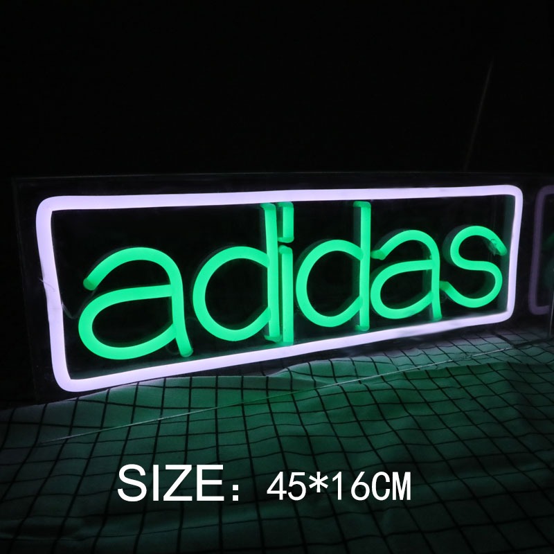 Đèn Trang Trí Led Neon Sign ADIDAS 