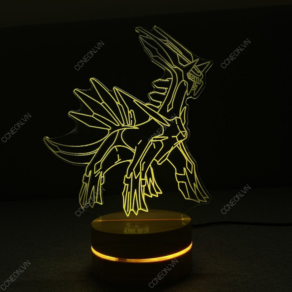 Đèn Led 3D để bàn DIALGA V1 - Đèn Led 3D để bàn Pokemon 