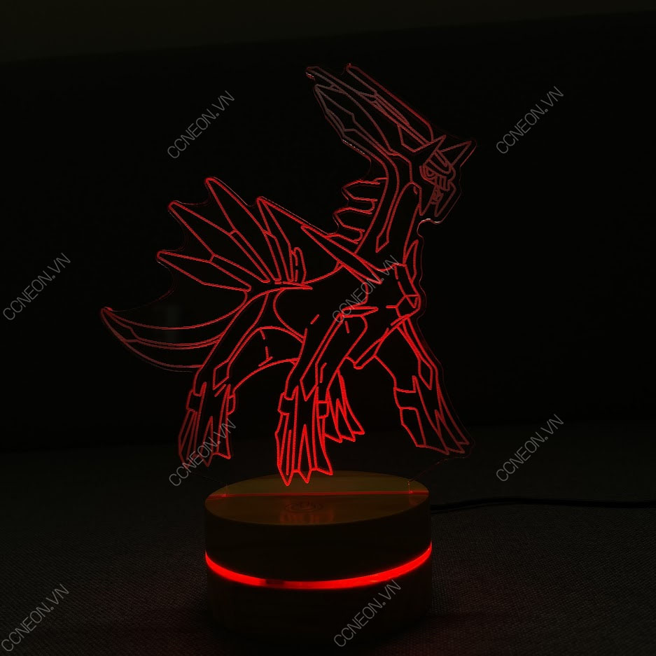 Đèn Led 3D để bàn DIALGA V1 - Đèn Led 3D để bàn Pokemon 