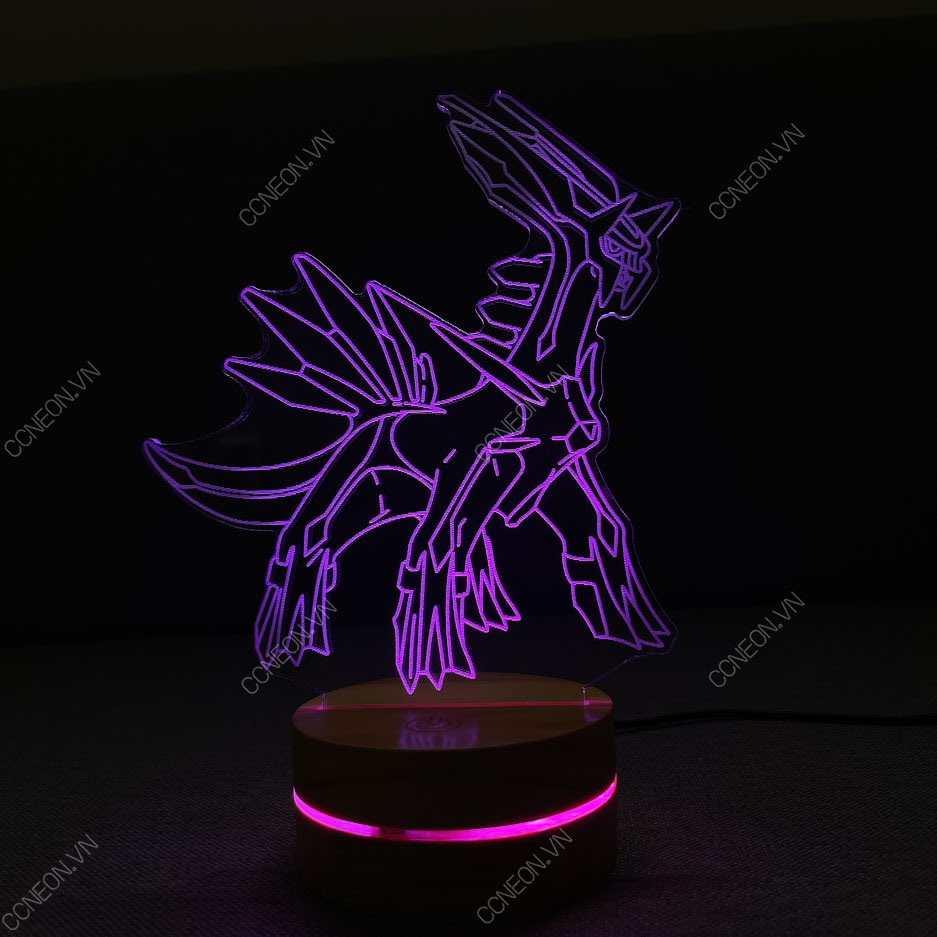 Đèn Led 3D để bàn DIALGA V1 - Đèn Led 3D để bàn Pokemon 