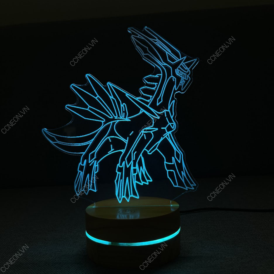 Đèn Led 3D để bàn DIALGA V1 - Đèn Led 3D để bàn Pokemon 
