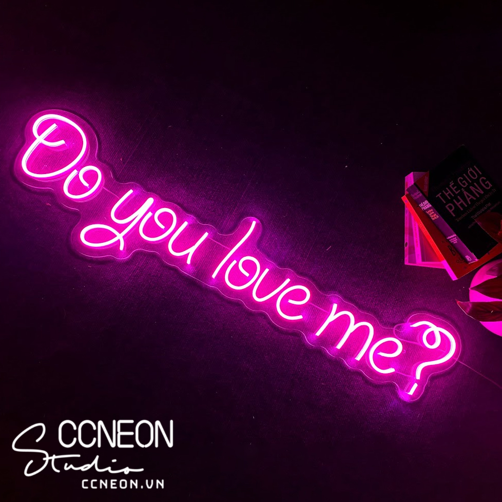 Đèn Trang Trí Led Neon Do you love me 