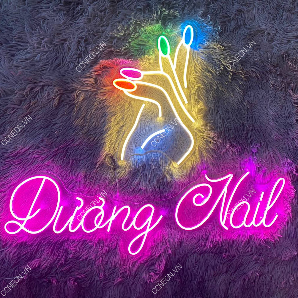 Đèn Trang Trí Led Neon Cho Tiệm Nail - Dương Nail 