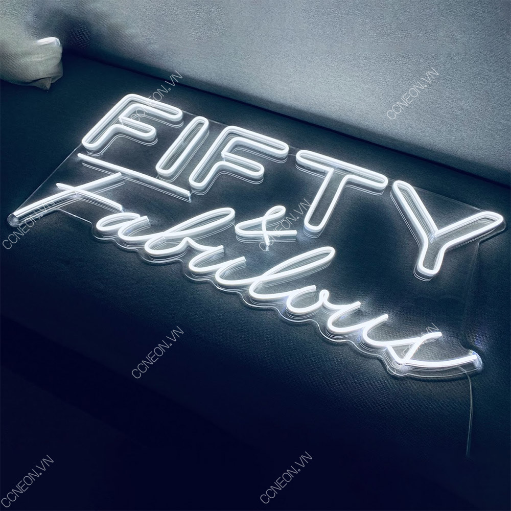 Đèn Trang Trí Led Neon FIFTY Fabulous 