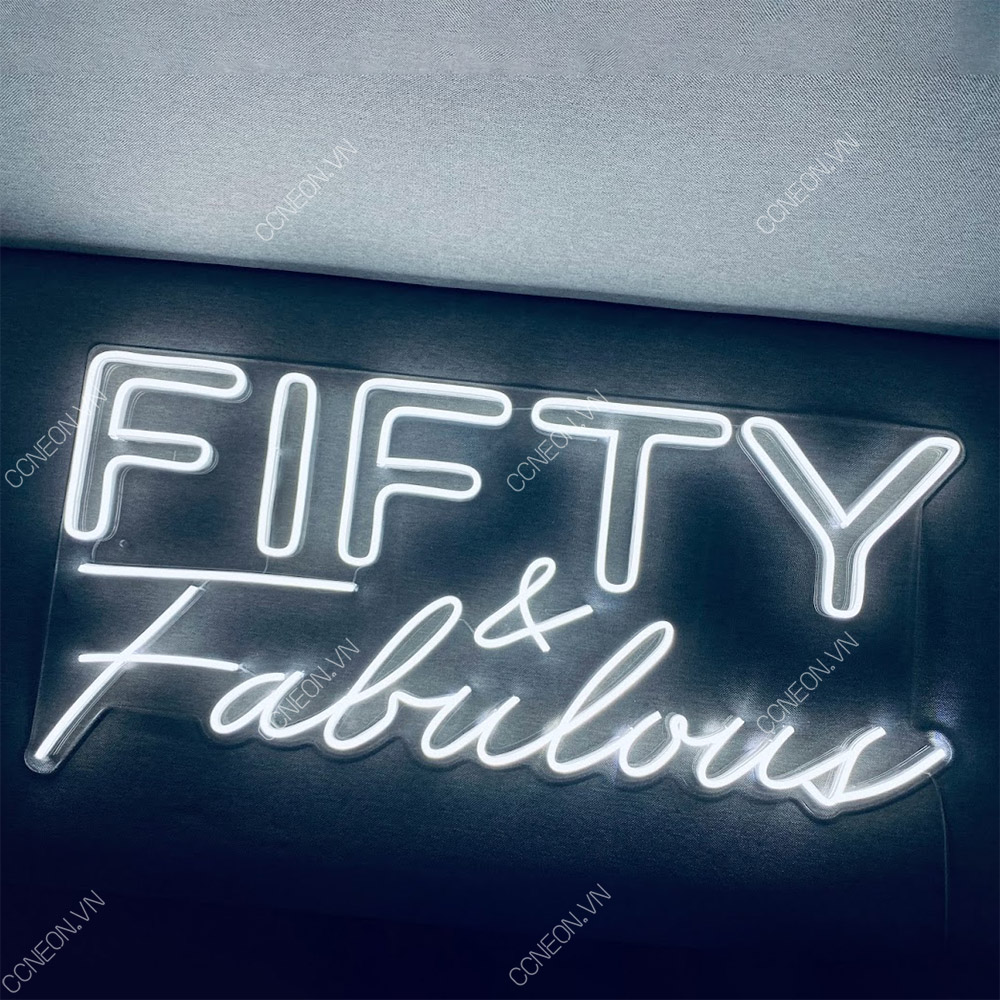 Đèn Trang Trí Led Neon FIFTY Fabulous 