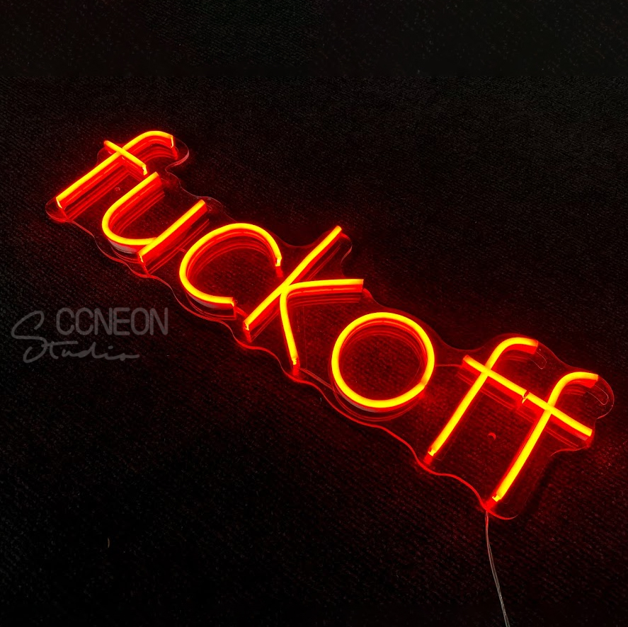 Đèn Trang Trí Led Neon FUCK OFF 