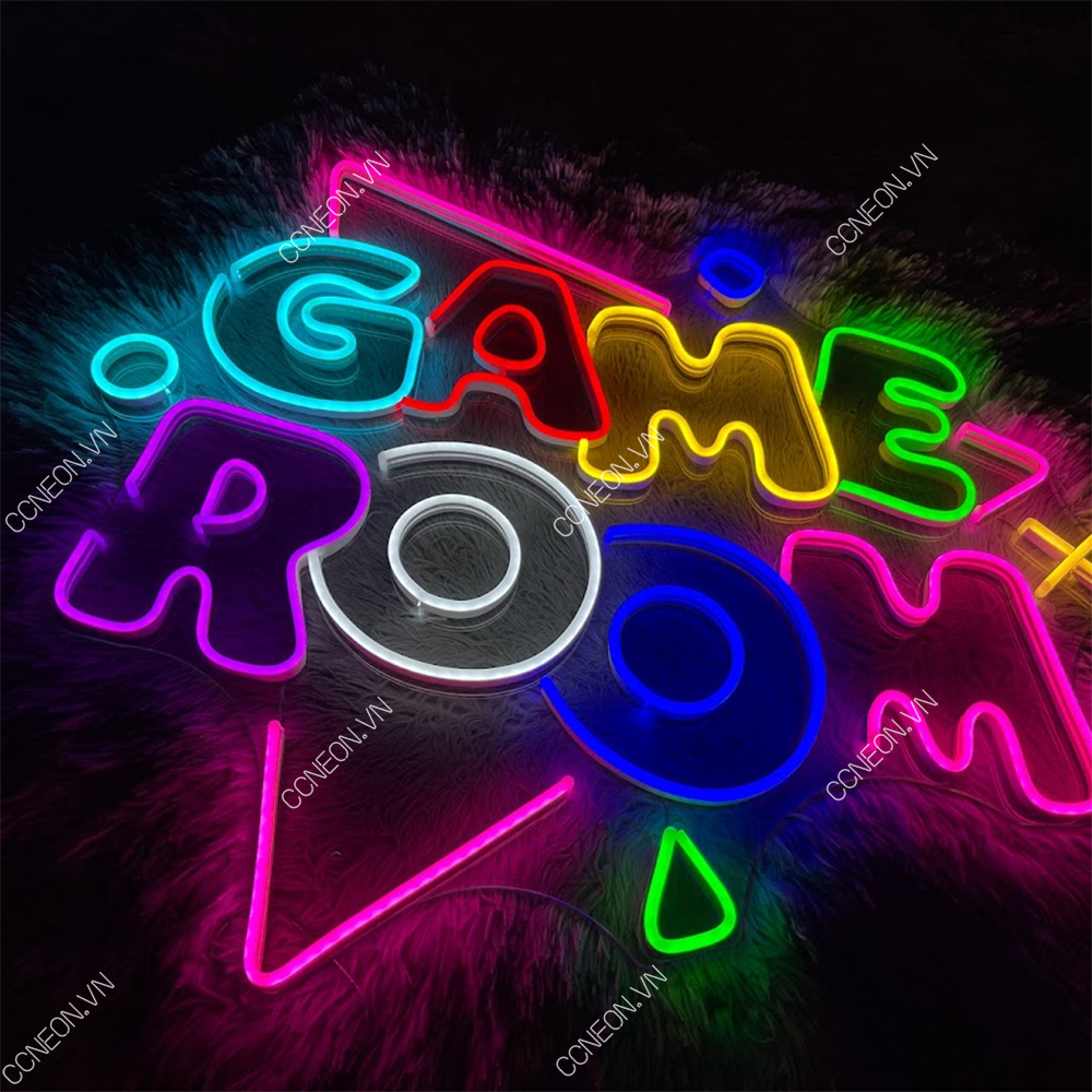 Đèn Led Neon Trang Trí Góc Chơi Game - GAME ROOM neon sign 