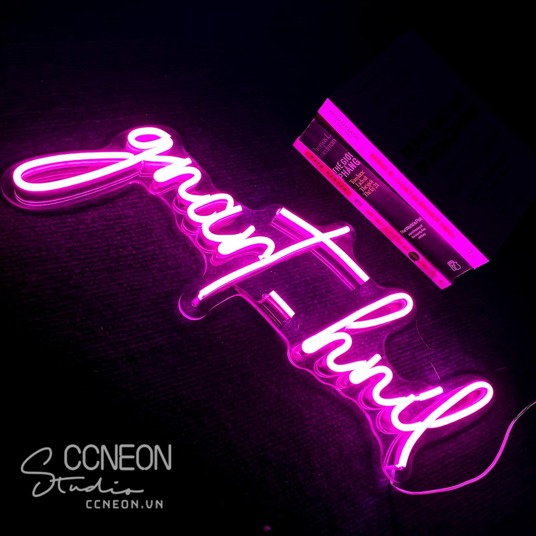 Đèn Trang Trí Led Neon Sign Theo Yêu Cầu - Đèn Led Neon Gnart hnil 
