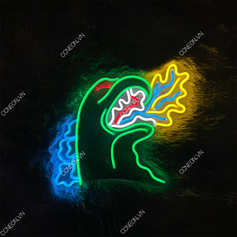 Godzilla Led Sign Đèn Trang Trí Led Neon Godzilla - Đèn Trang Trí Phòng Led Neon Sign ...