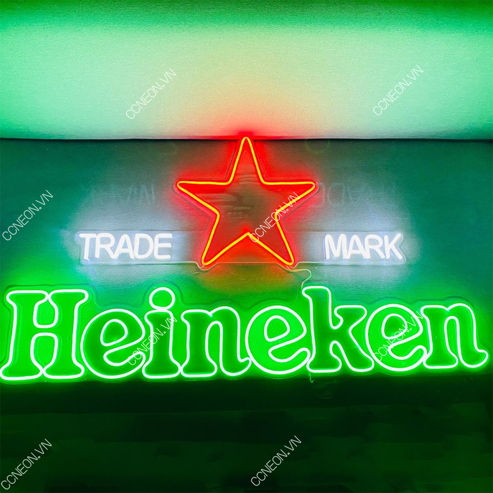 Đèn Trang Trí Led Neon Heineken - Beer Neon Sign 