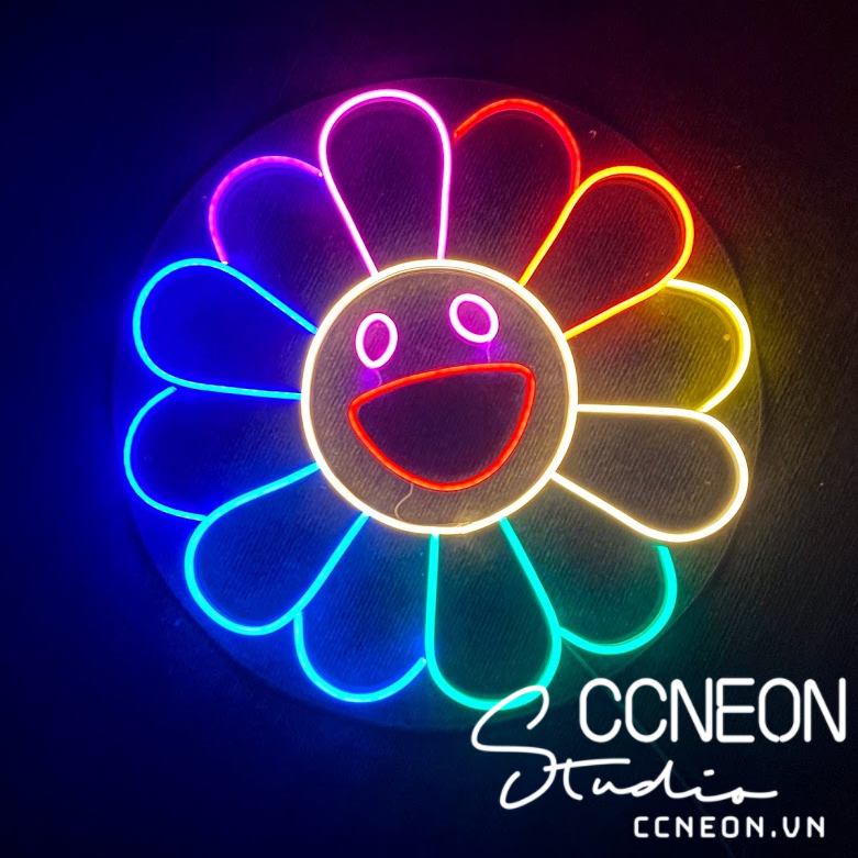 Đèn Trang Trí Led Neon Hoa Cúc 