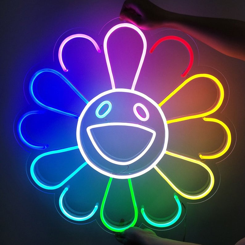 Đèn Led Neon Sign Hoa KaiKai KiKi- Đèn Trang Trí Led Neon Sign Theo Yêu Cầu 