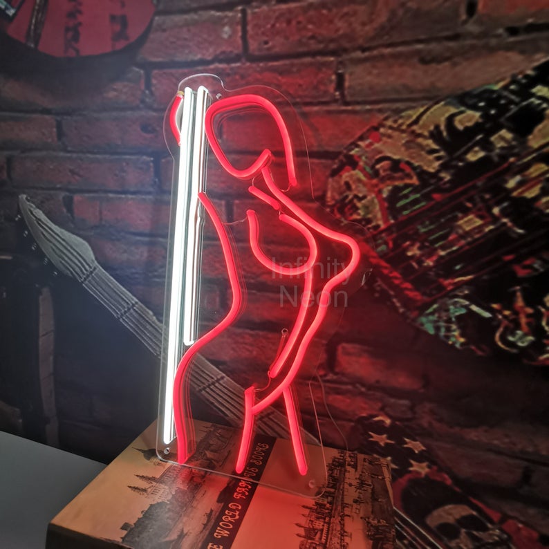 Đèn Trang Trí Led Neon Sign Theo Yêu Cầu - Đèn Led Neon Sign Sexy Girl [Mẫu 1] 