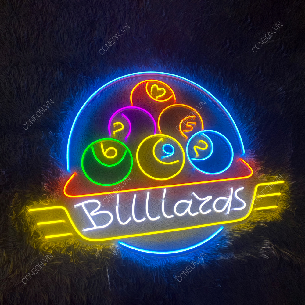 Đèn Led Neon Trang Trí Quán Bida - Đèn cho quán Billiard Đèn Led Neon Trang Trí Quán Bida - Đèn cho quán Billiard