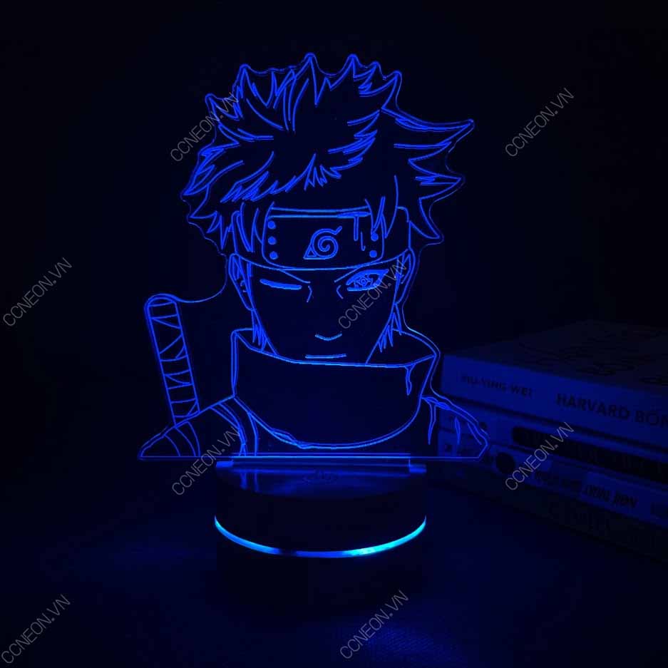 Đèn Led 3D ITCHI V1 - Naruto, Đèn Led 16 Màu Hình Nhân Vật Hoạt Hình, Đèn Ngủ Led 3d, Cảm Ứng , Điều Khiển Từ Xa 