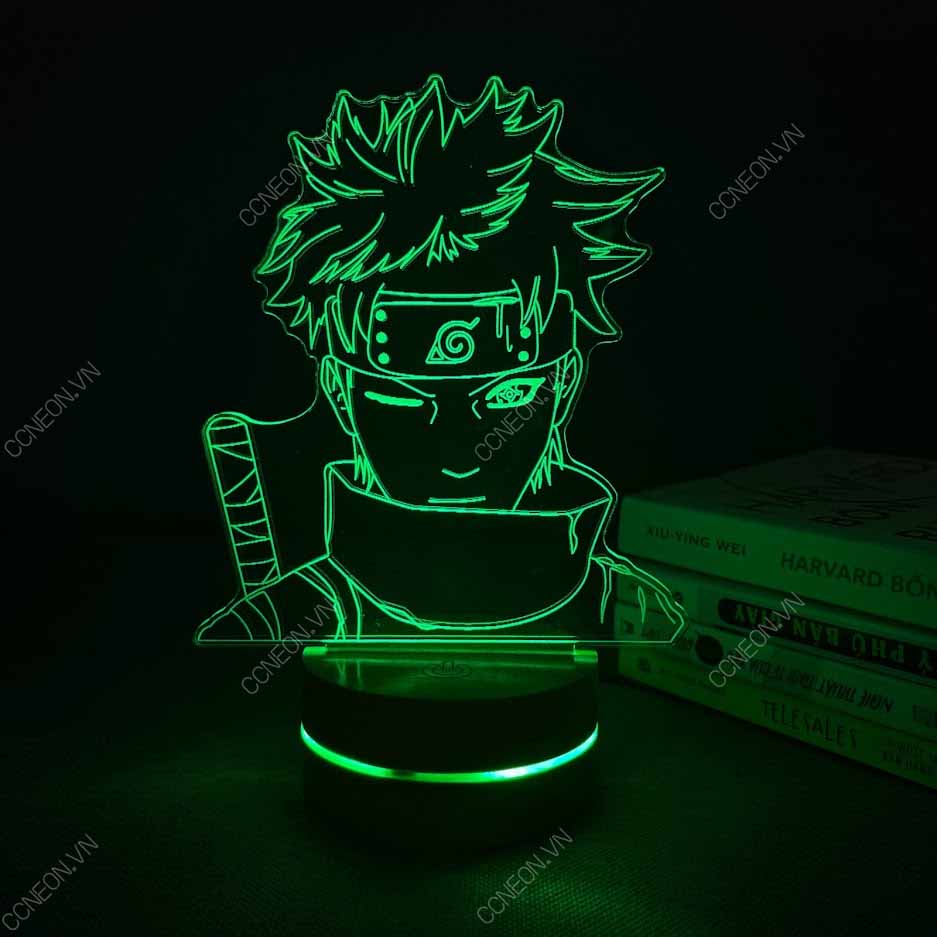 Đèn Led 3D ITCHI V1 - Naruto, Đèn Led 16 Màu Hình Nhân Vật Hoạt Hình, Đèn Ngủ Led 3d, Cảm Ứng , Điều Khiển Từ Xa 