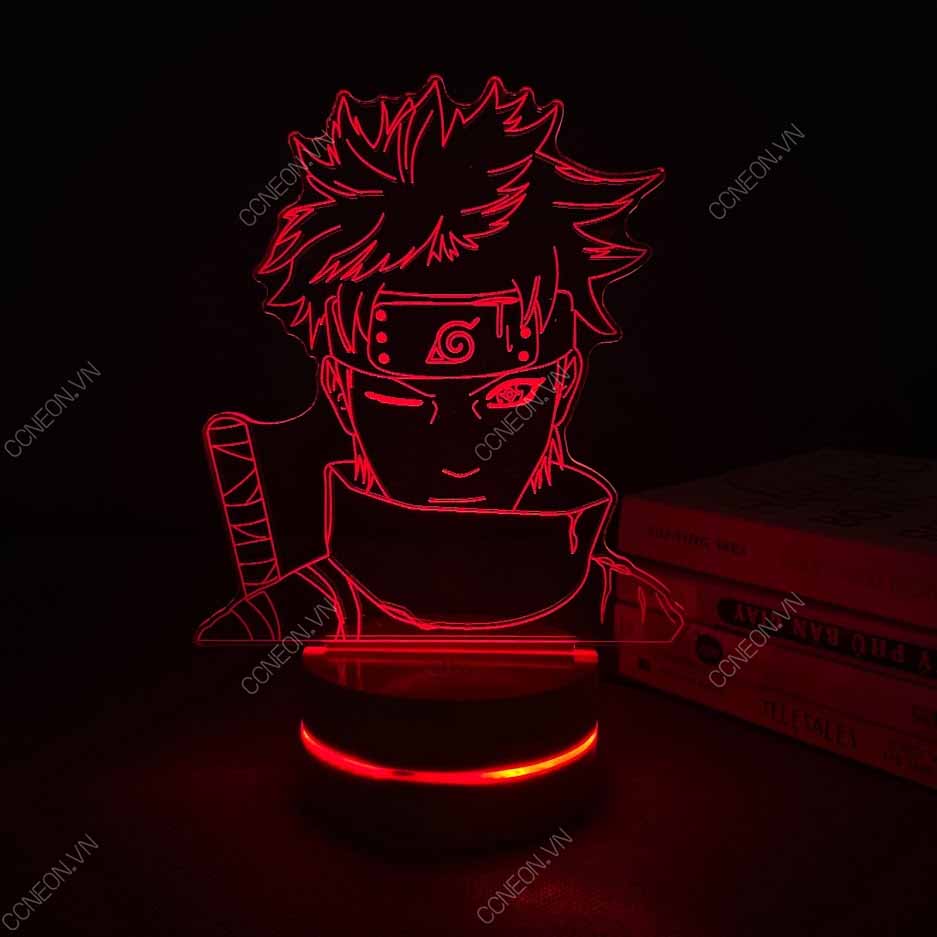 Đèn Led 3D ITCHI V1 - Naruto, Đèn Led 16 Màu Hình Nhân Vật Hoạt Hình, Đèn Ngủ Led 3d, Cảm Ứng , Điều Khiển Từ Xa 