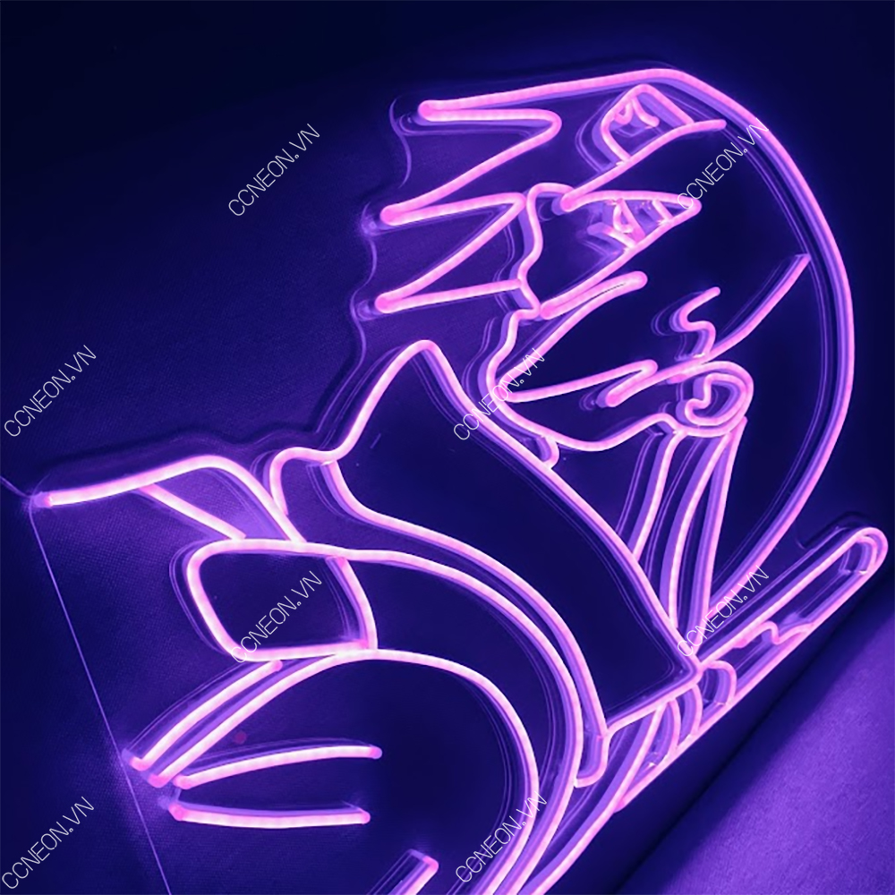 Đèn Trang Trí Led Neon Sign Itachi Tím Mẫu 2 - Naruto Led Neon Signs 