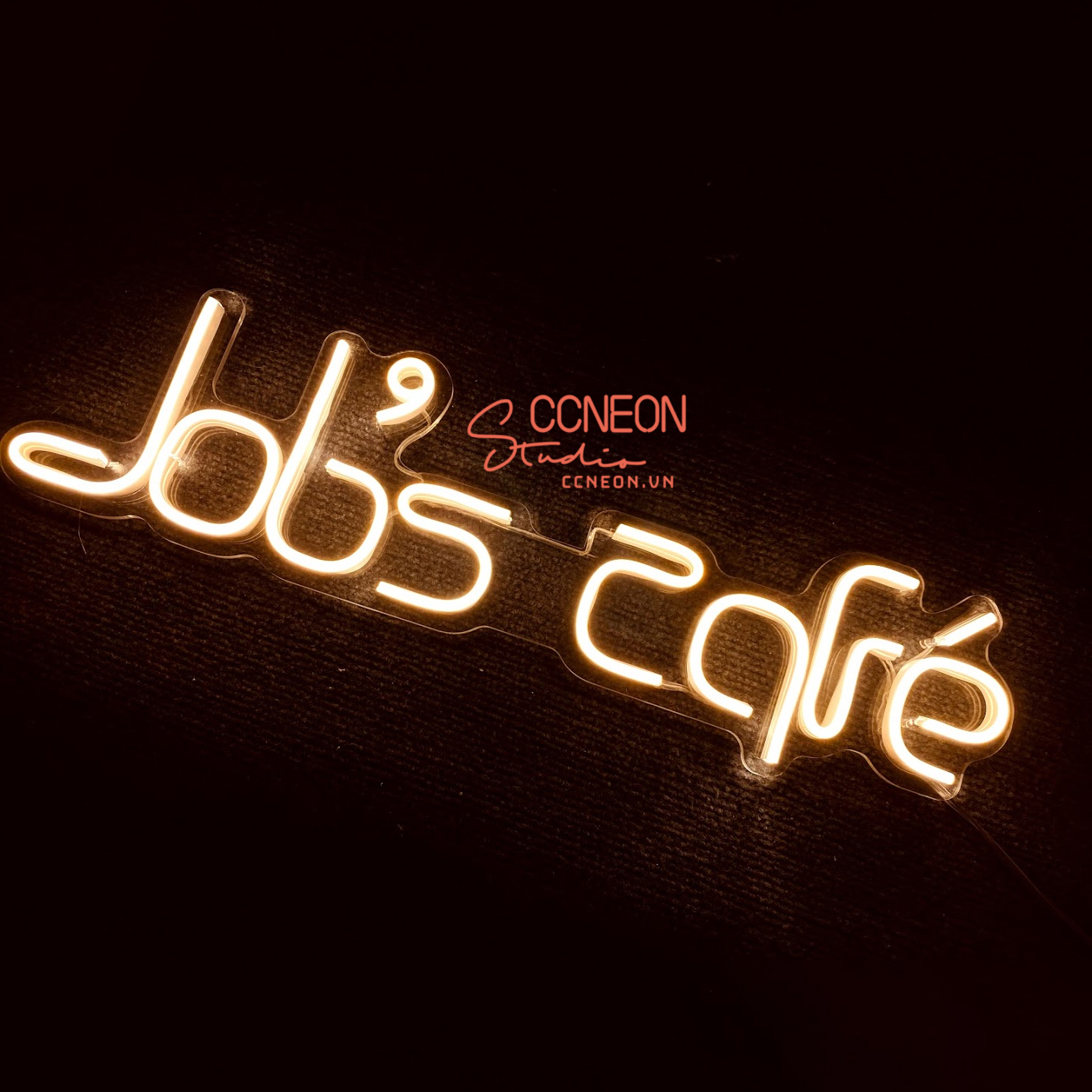 Đèn Led Neon Sign Jobs cafe 