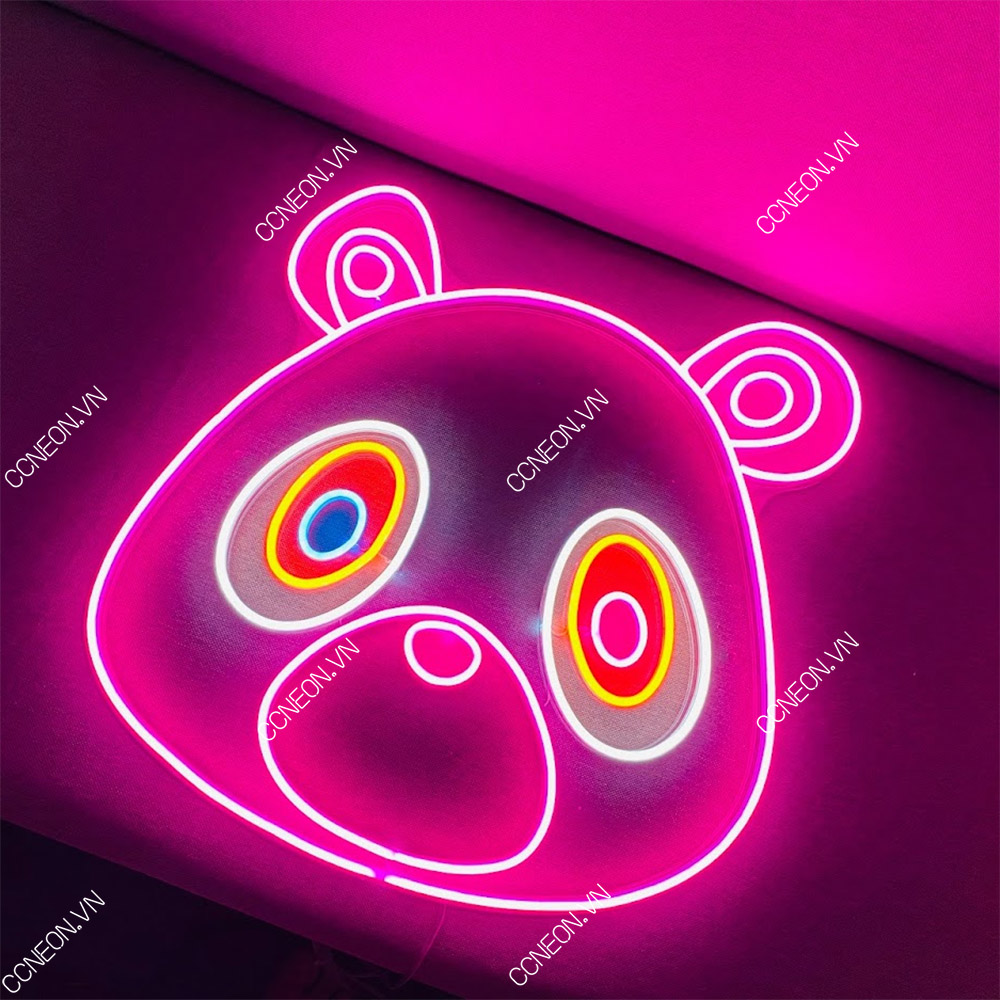 Đèn Trang Trí Led Neon Sign Kanye west bear - Kanye West Bear Led Neon Sign kenny west bear neon sign