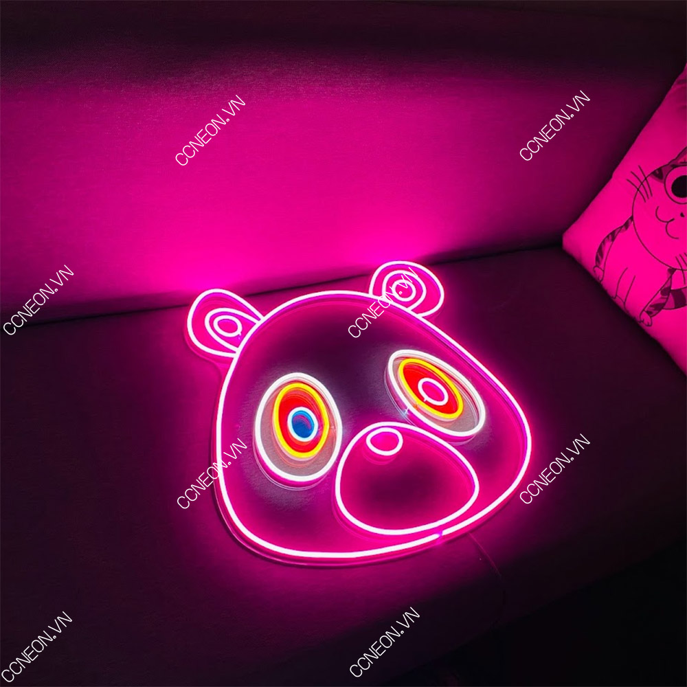 Đèn Trang Trí Led Neon Sign Kanye west bear - Kanye West Bear Led Neon Sign kenny west bear neon sign