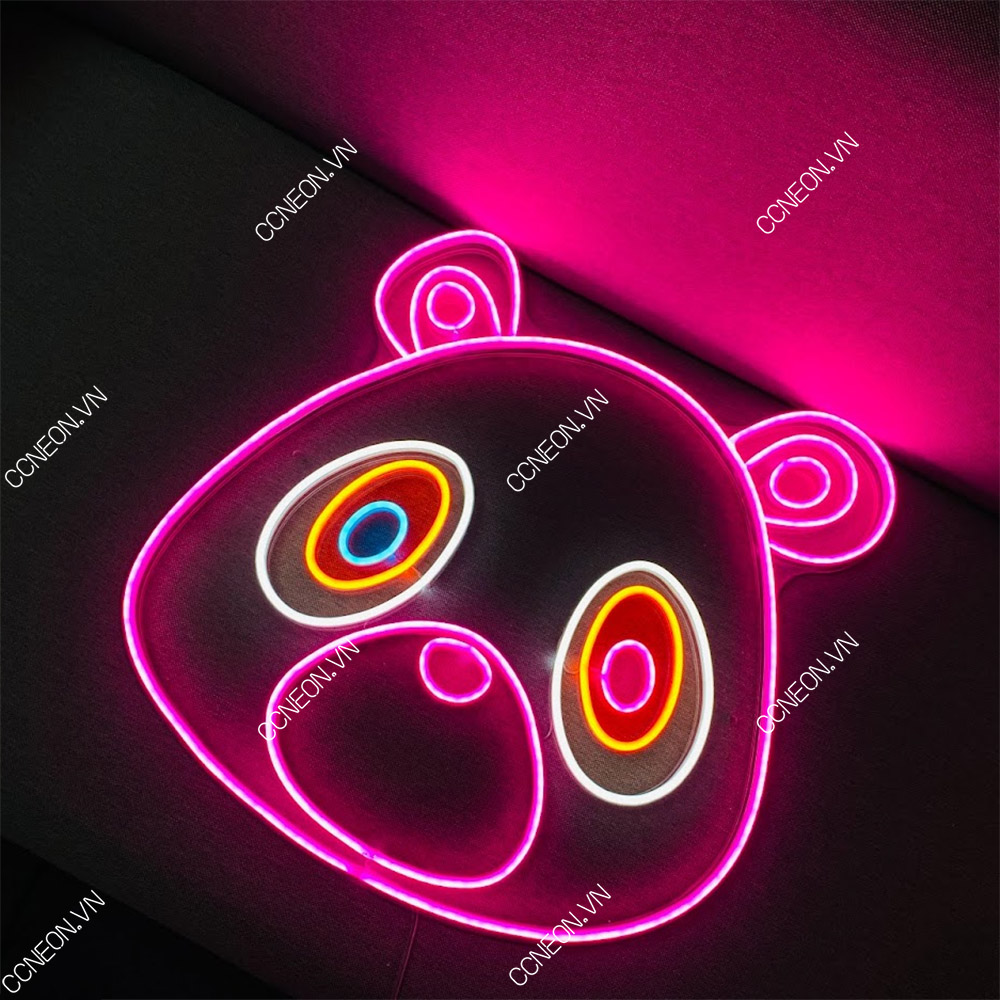 Đèn Trang Trí Led Neon Sign Kanye west bear - Kanye West Bear Led Neon Sign kenny west bear neon sign