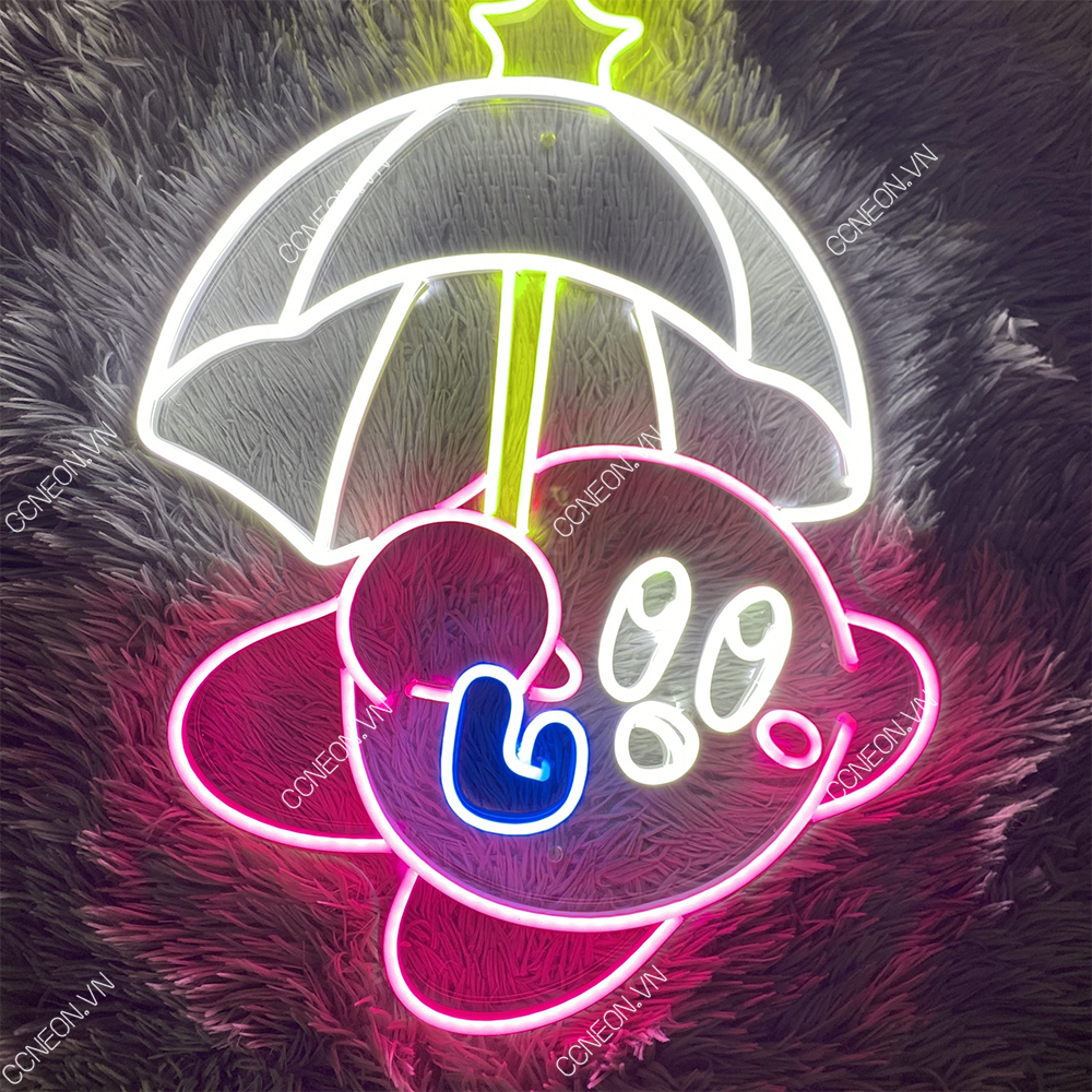 Đèn Trang Trí Led Neon Kirby Mẫu 2- Đèn Trang Trí Phòng Led Neon Sign 