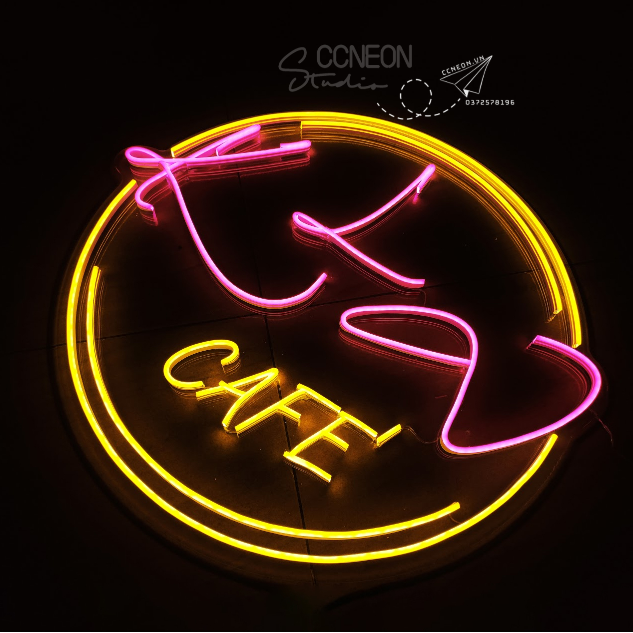 Đèn Led Neon Trang Trí KLV Cafe 